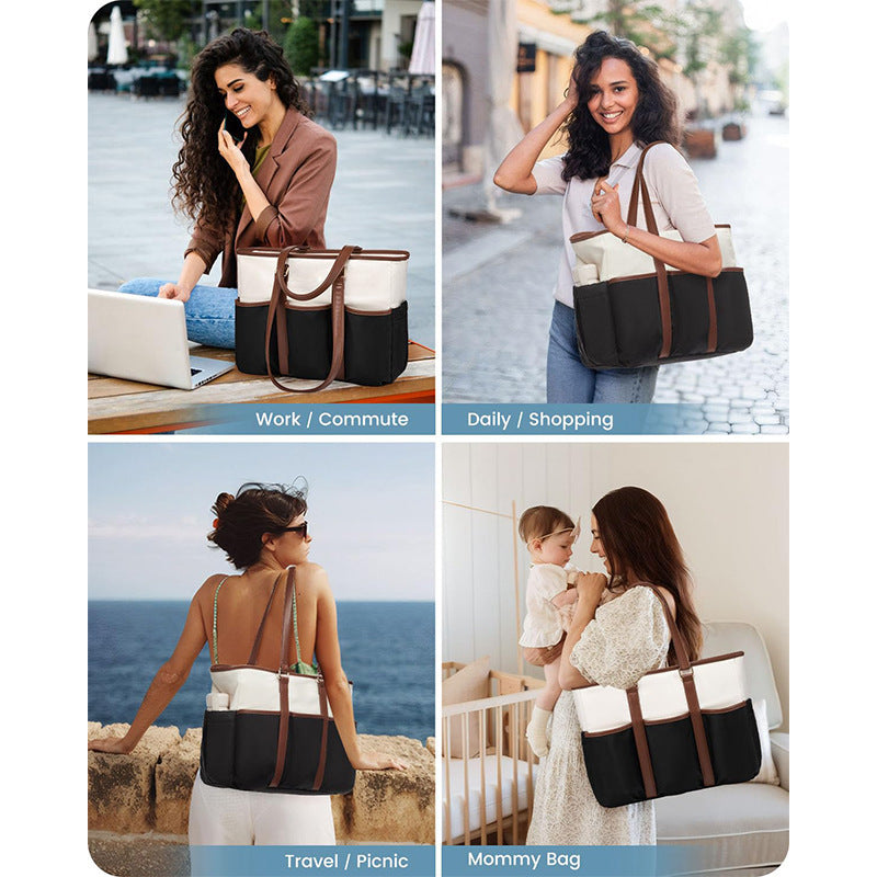 Stylish and Functional Everyday Handbag with Compartments Bowlift