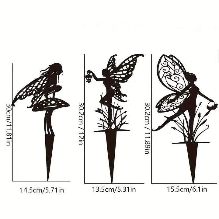 Garden stake with fairy motif Bowlift