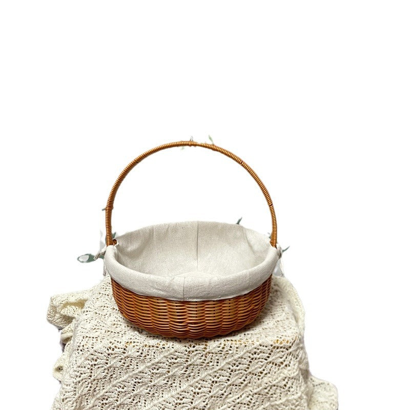 Woven Decorative Storage Basket Bowlift