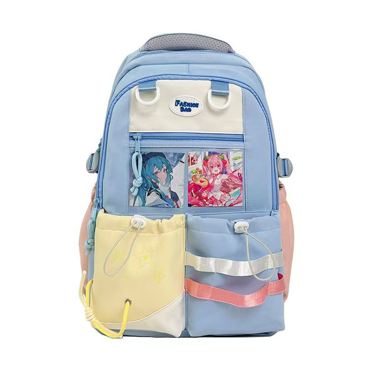 Graphic Illustration Multifunctional Backpack Bowlift