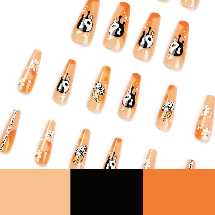 Artful acrylic nails with stylish patterns Bowlift