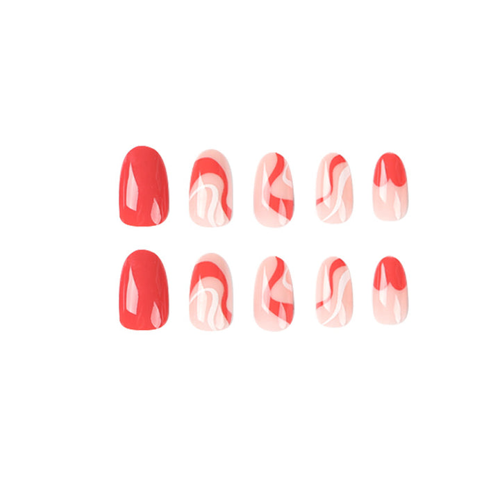 Creative Nail Art with Elegant Gradient Bowlift