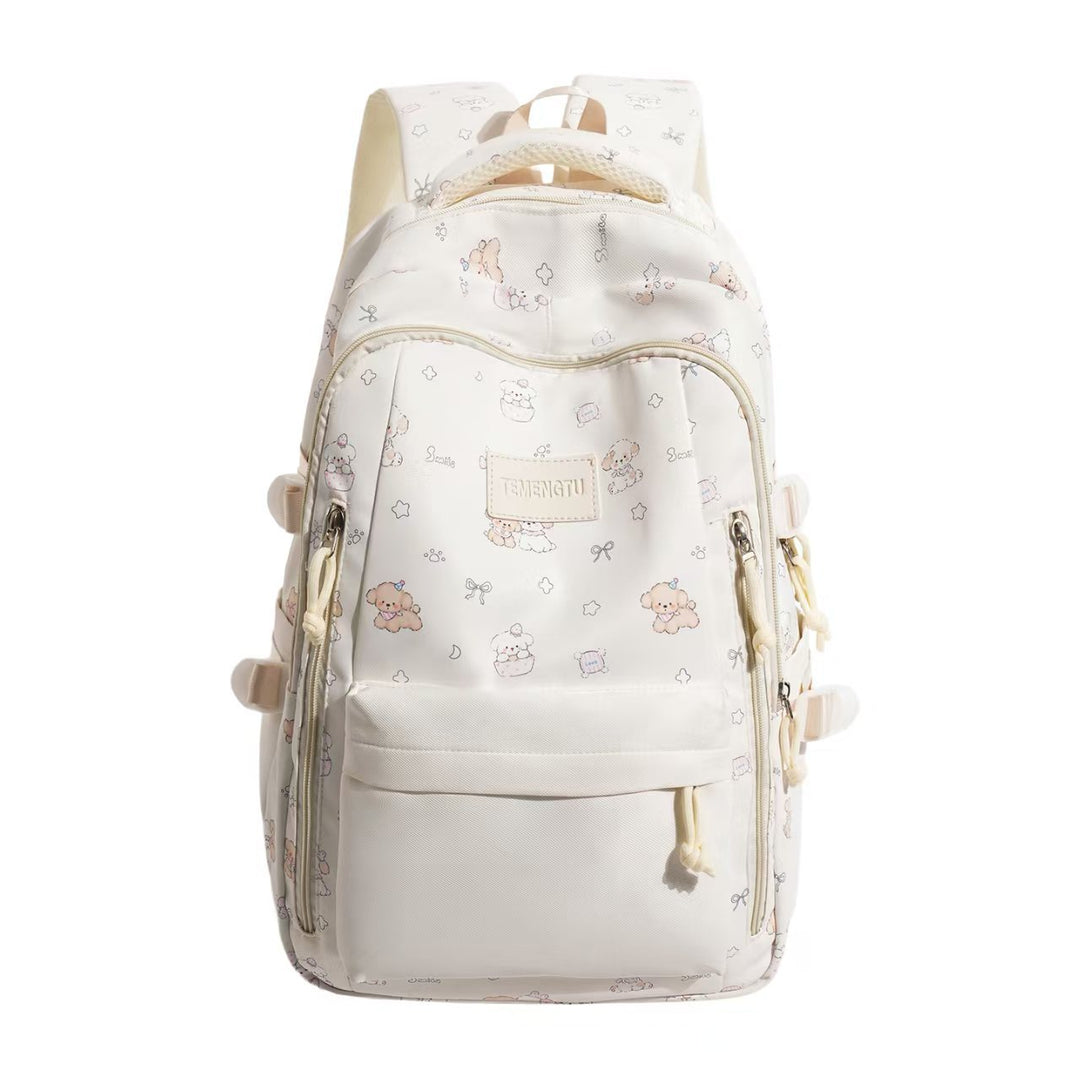 Adorable Character Print Backpack Bowlift