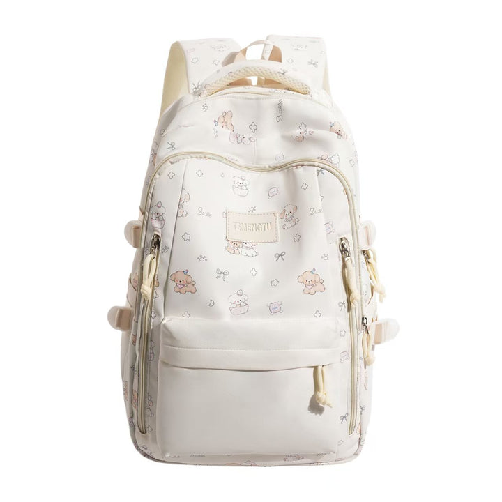 Adorable Character Print Backpack Bowlift