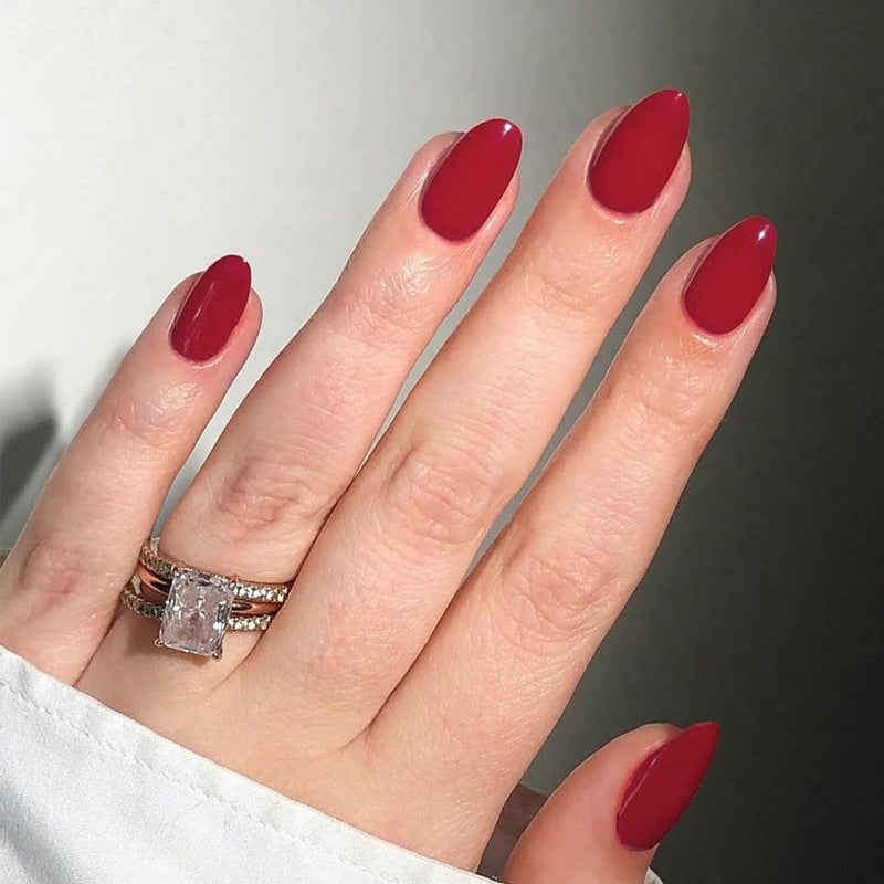Elegant Heart-Designed Press-On Nail Tips Bowlift