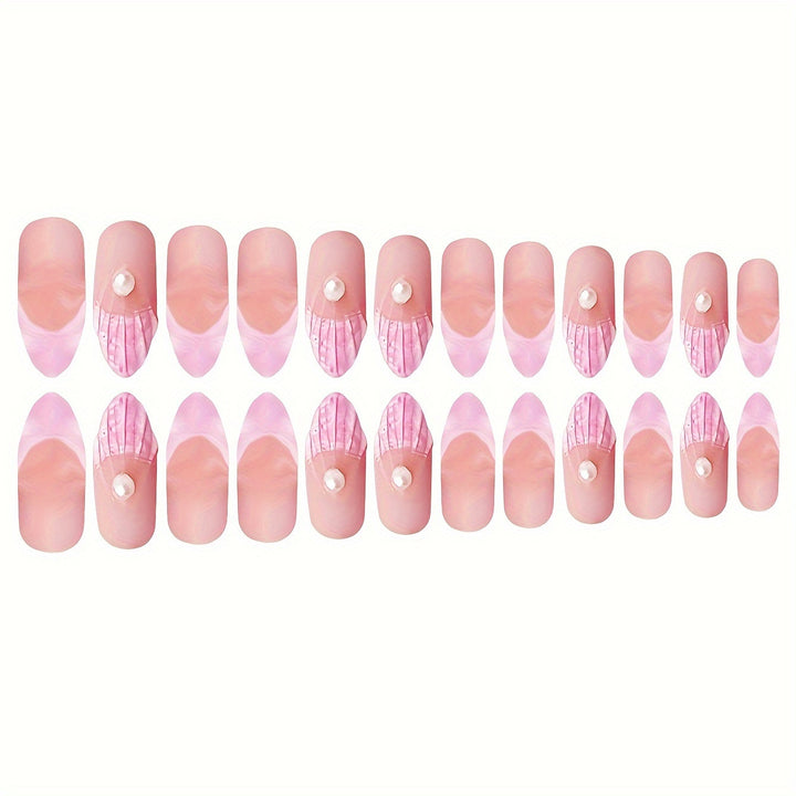 Floral Art Acrylic Nail Set Bowlift