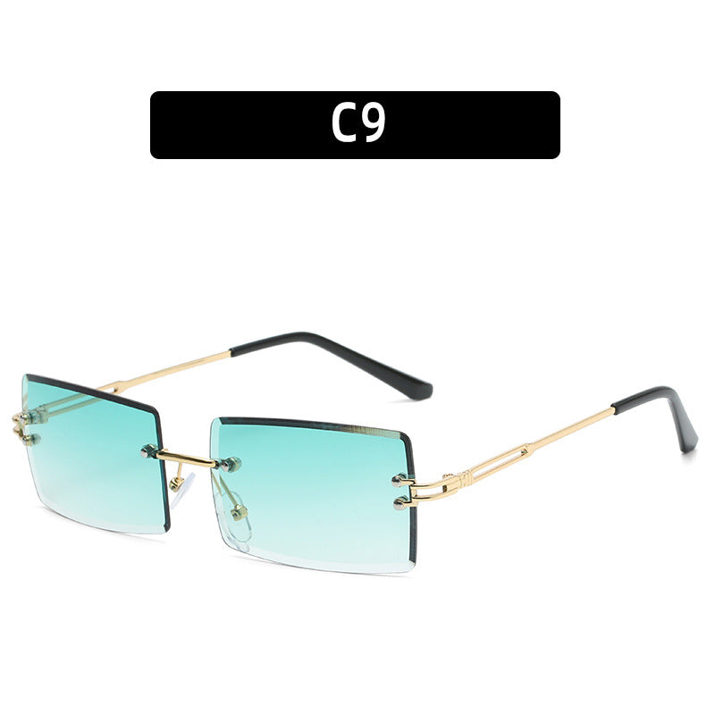 Elegant Geometric Shield Sunglasses