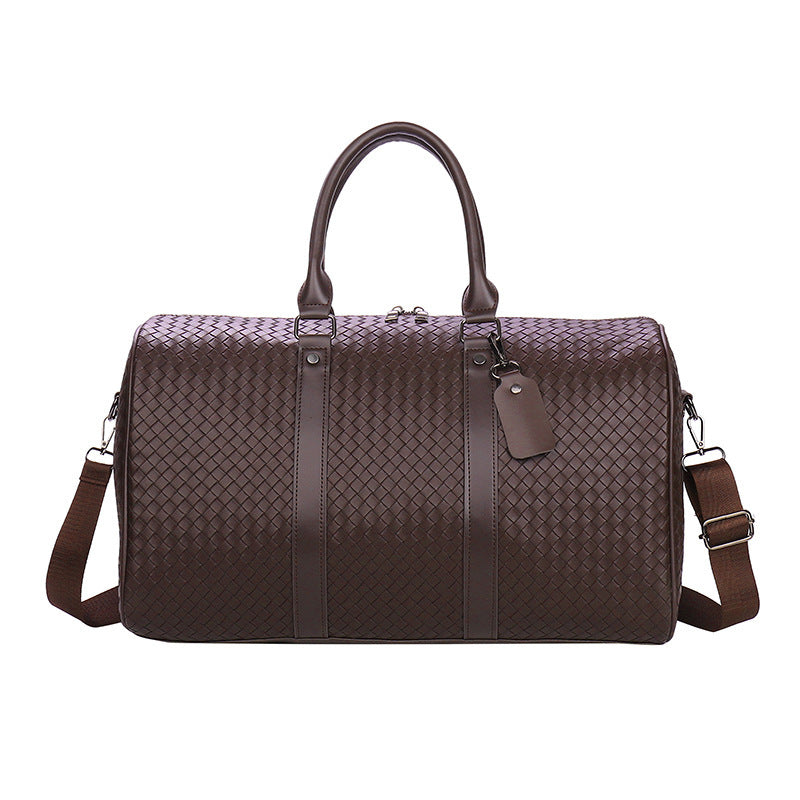 Stylish and Spacious Travel Bag in Elegant Woven Design Bowlift