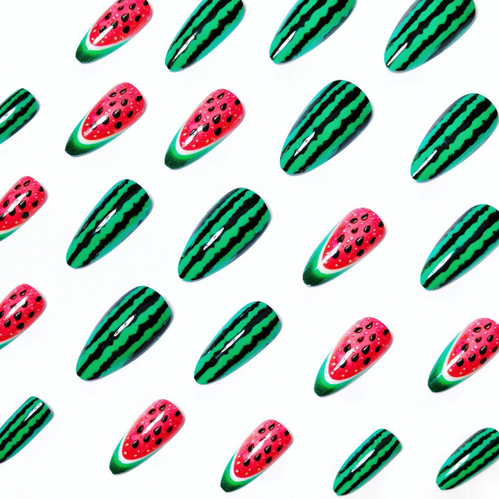 Creative Watermelon Art Nails Bowlift