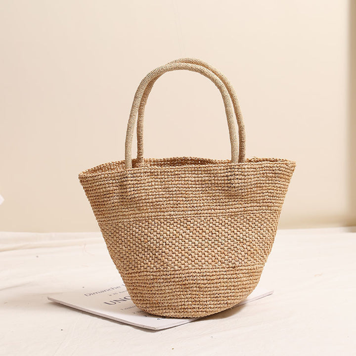 Handmade wicker tote bag with sturdy handles Bowlift