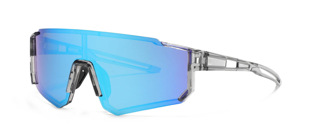 Unisex nan sporty visor sunglasses with polarized shatterproof polycarbonate lenses Bowlift