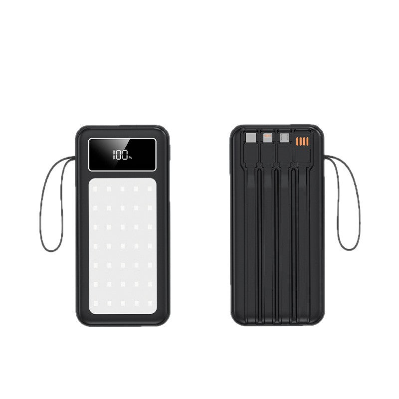 Portable power bank with integrated fast charging function and LCD display Bowlift