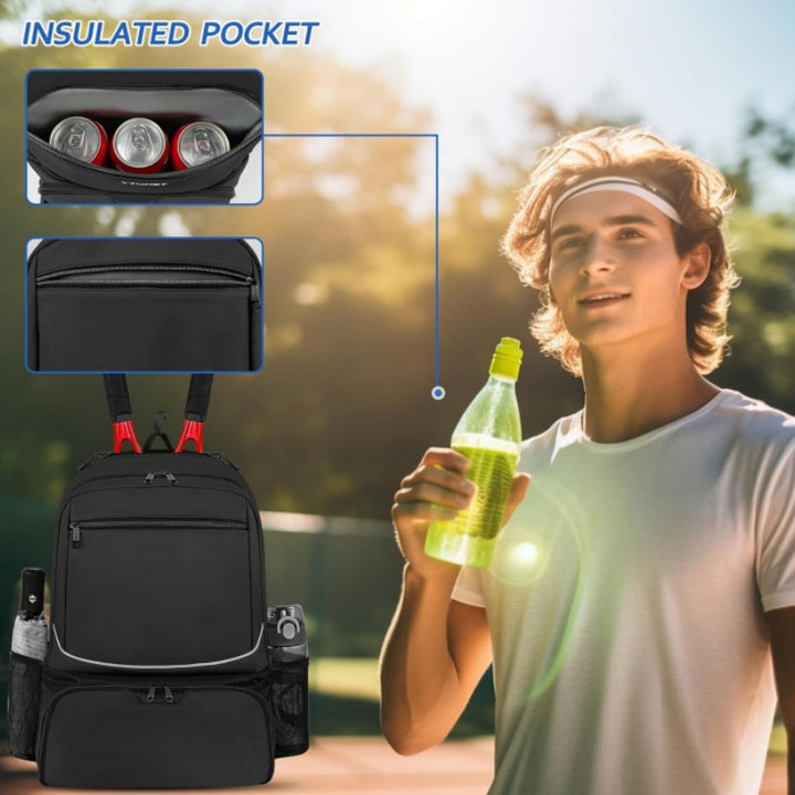 Multi-Compartment Sports Backpack Bowlift