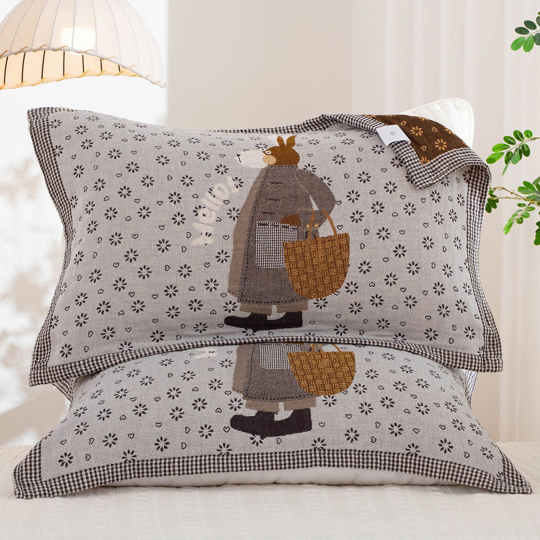 Women's pillowcase with cute dinosaur motif Bowlift