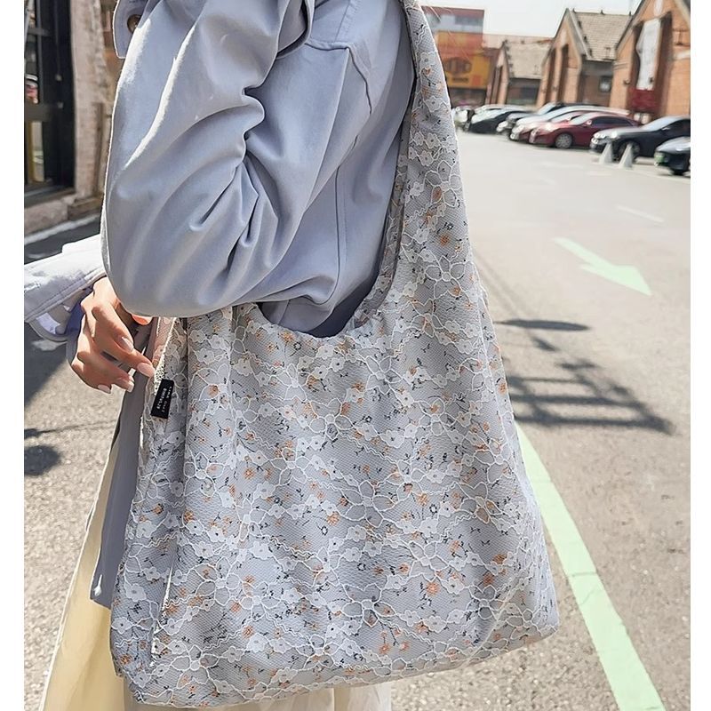 Floral Patterned Eco-Friendly Shopping Tote Bowlift