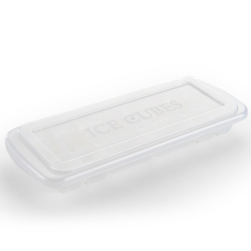Silicone ice cube tray with precise fitting lid Bowlift