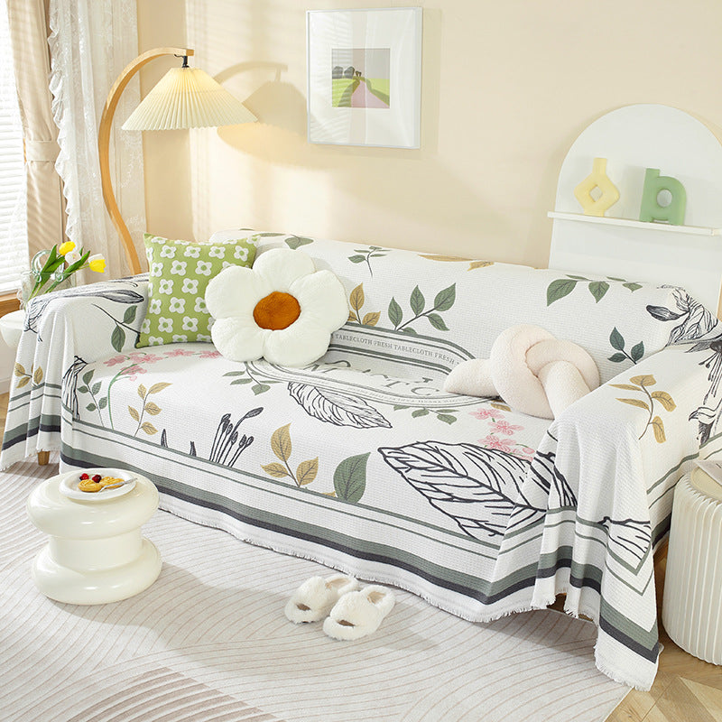 Premium Textured Sofa Throw Cover