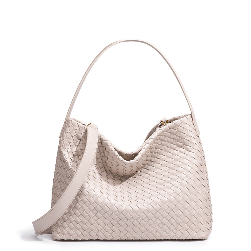 Oversized Woven Hobo Bag Bowlift