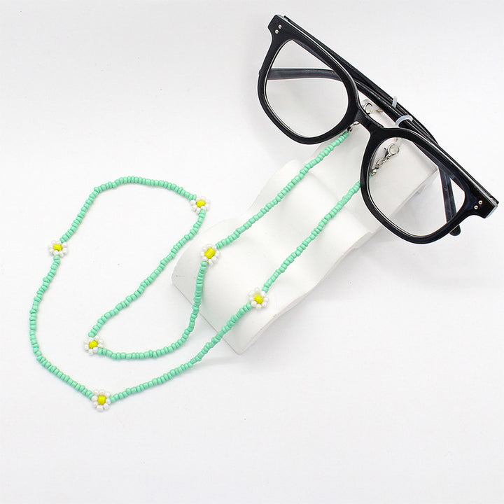 Floral Beaded Eyewear Chain Bowlift