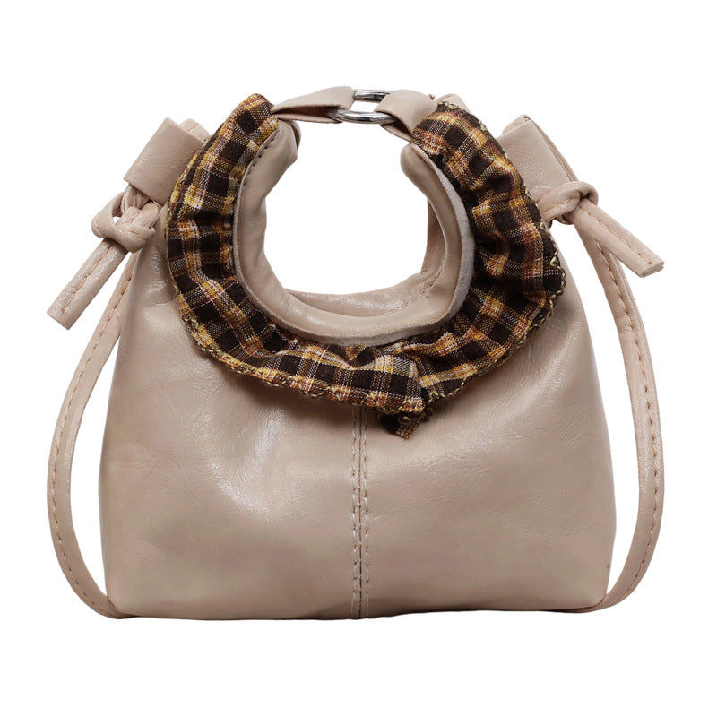 WoStylish Handcrafted Leather Bucket Bag Bowlift