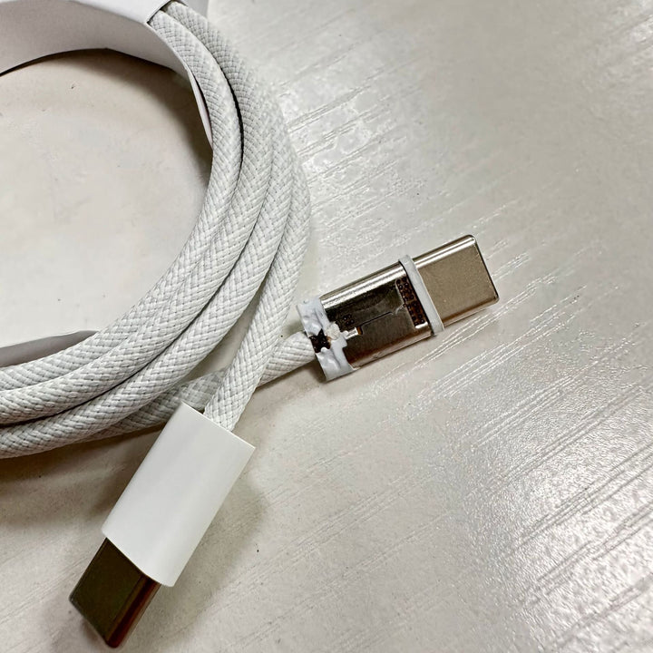Braided USB-C to USB-A reinforced charging cable with nylon braid Bowlift