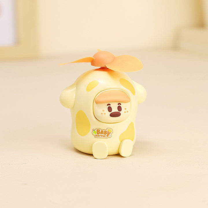 Women's portable mini fan in interactive animal design Bowlift