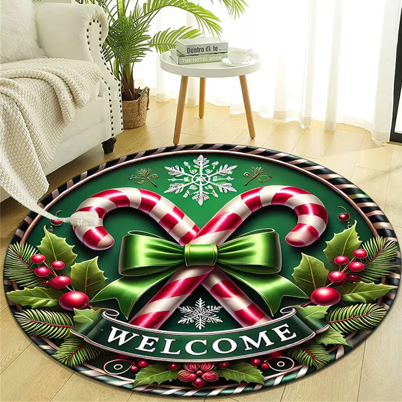 3D Christmas Theme Carpet