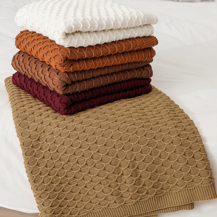 Cozy Knit Throw Blanket