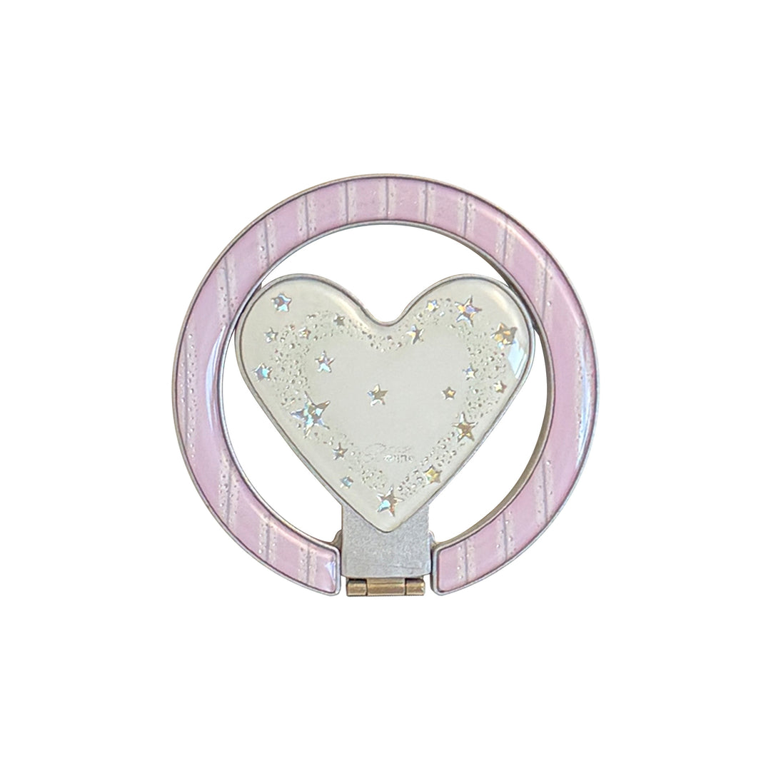 Hand mirror in playful heart design Bowlift