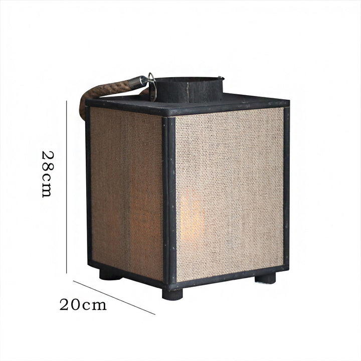Rustic Table Lamp Bowlift
