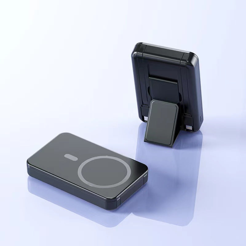Portable Wireless Charger with Integrated Stand Bowlift