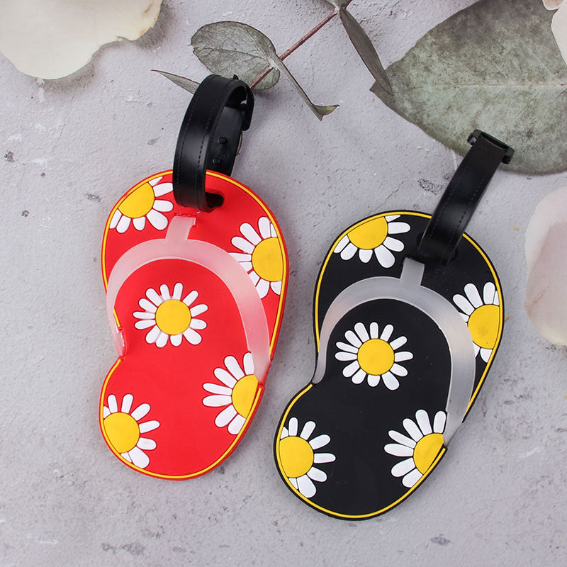 Fun Floral Flip-Flop Luggage Tag Bowlift
