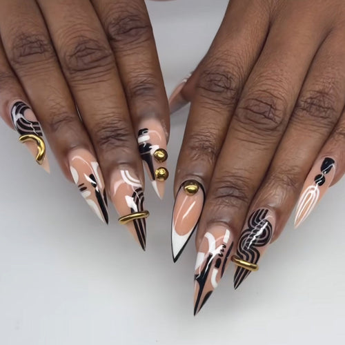 Artistic Stiletto Nail Enhancements Bowlift