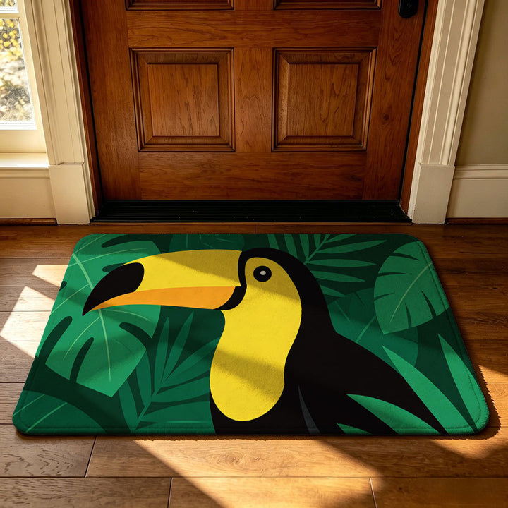 Tropical-Themed Decorative Doormat