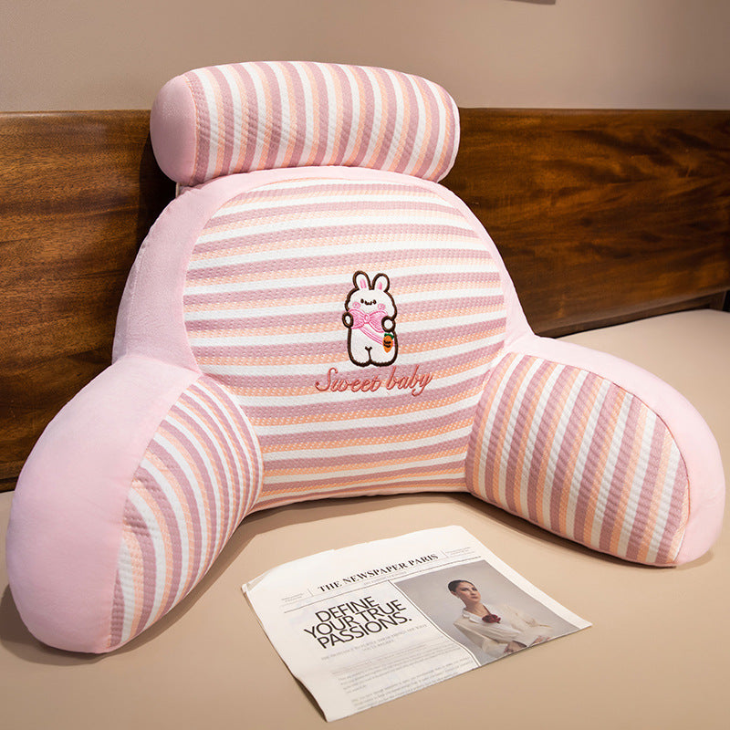 Plush Neck Support Pillow in Bunny Design Bowlift