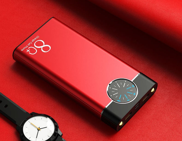 Portable power bank with innovative LED display and intelligent fast charging function Bowlift