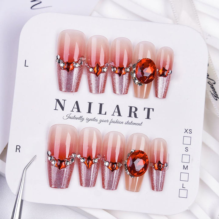 Creative Thematic Press-On Nail Set Bowlift