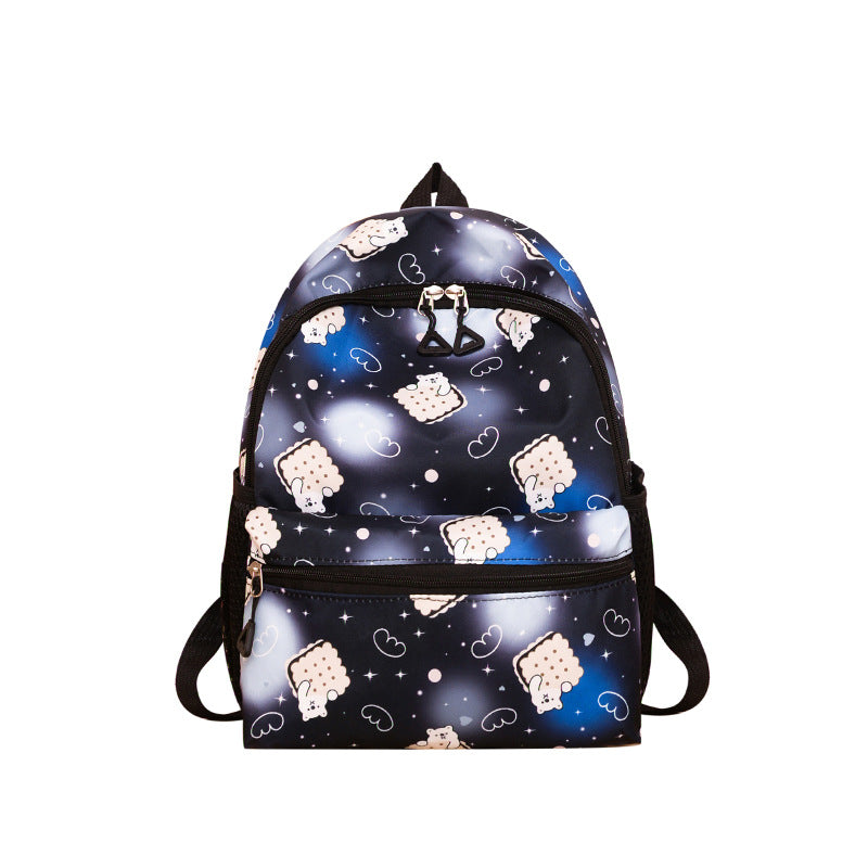 Cute Animal-Print School Backpack Bowlift