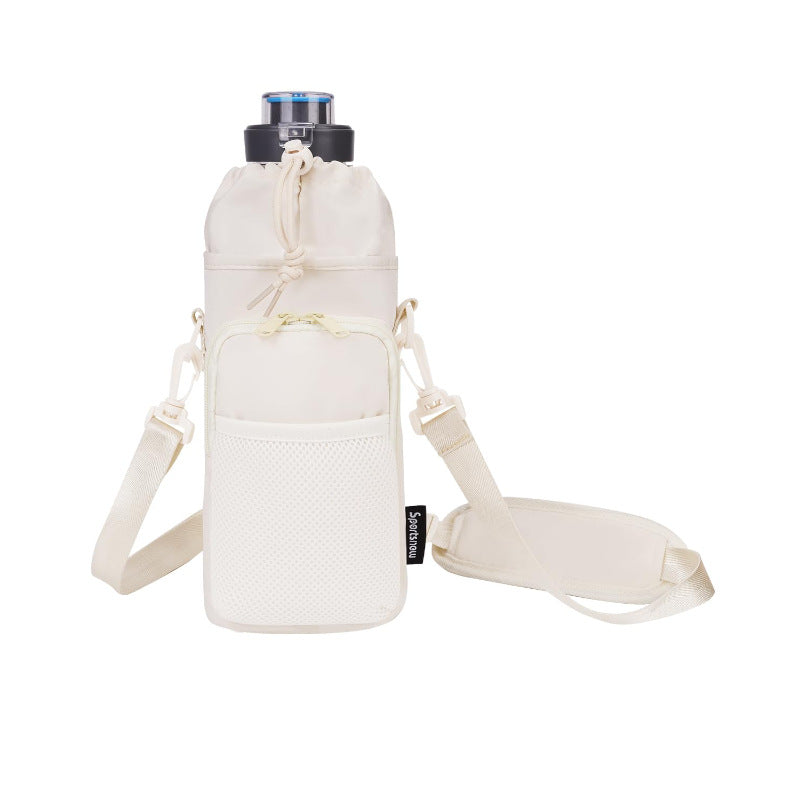 Unisex Water Bottle with Portable Net Bag Bowlift
