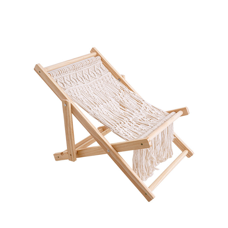 Macrame Folding Lounge Chair Bowlift