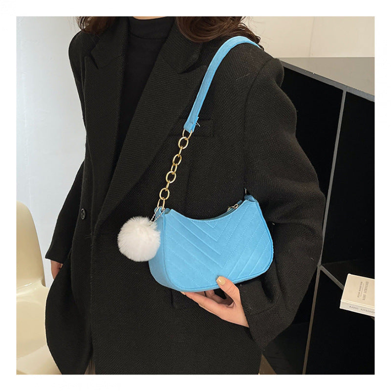 WoStylish Faux Fur Mini Handbag Bowlift