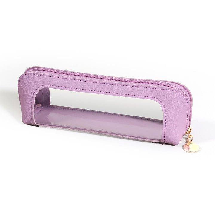 Stylish Leather Pencil Case Bowlift