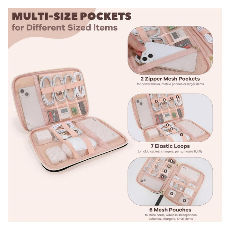 Organizer Bag for Tech Accessories Bowlift