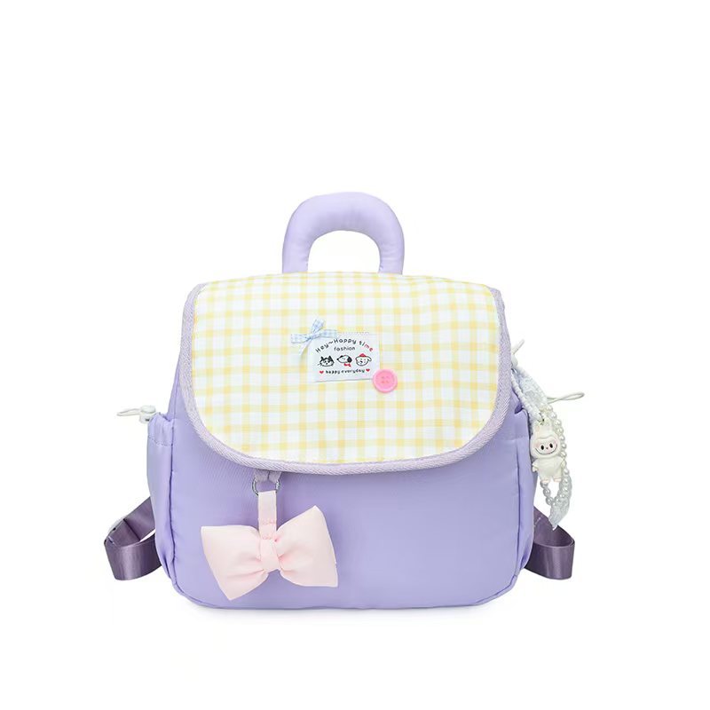 Heart-Patterned Mini Backpack Bowlift