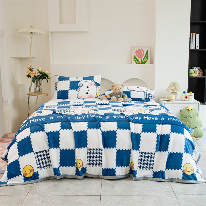 Women Patterned Blanket made of Soft Cotton Bowlift