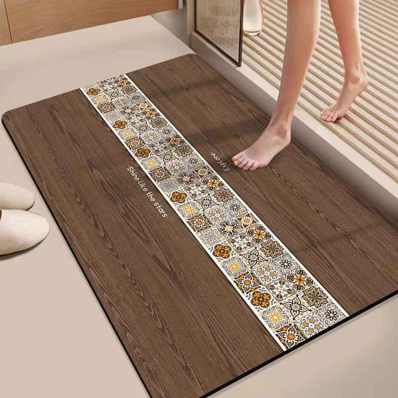 Decorative Memory Foam Bath Mat Bowlift