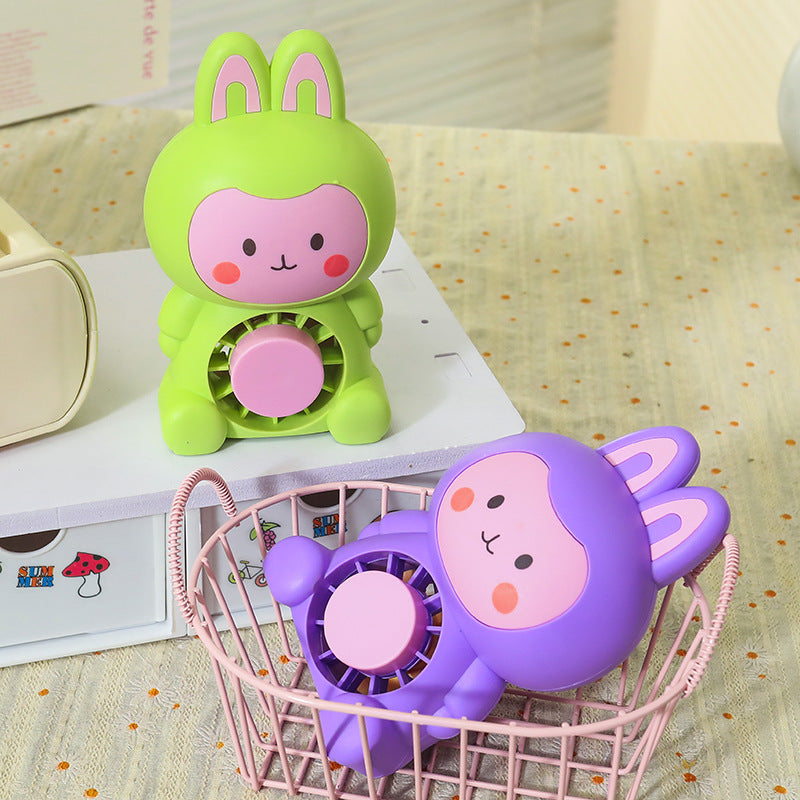 Ladies Portable Mini Fan in Cute Animal Design Bowlift
