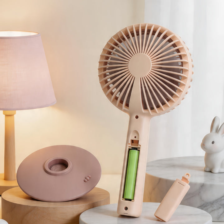 Women Portable Table Fan with USB Charging Option Bowlift