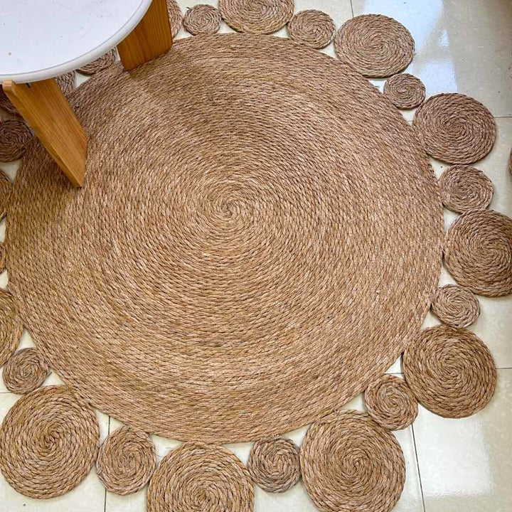 Natural fiber carpet