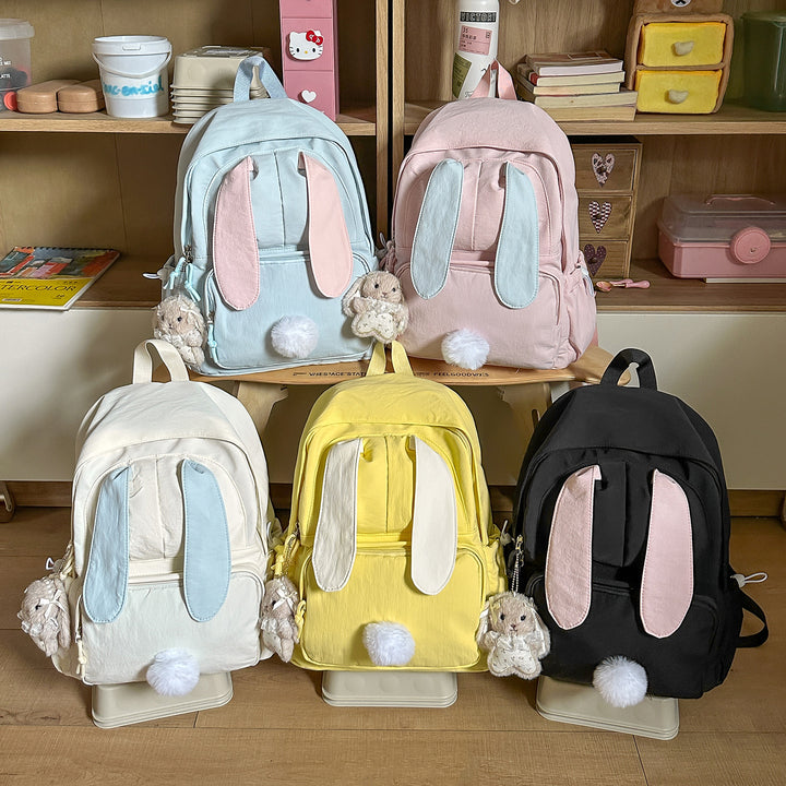 Cute Bunny-Ear School Backpack Bowlift